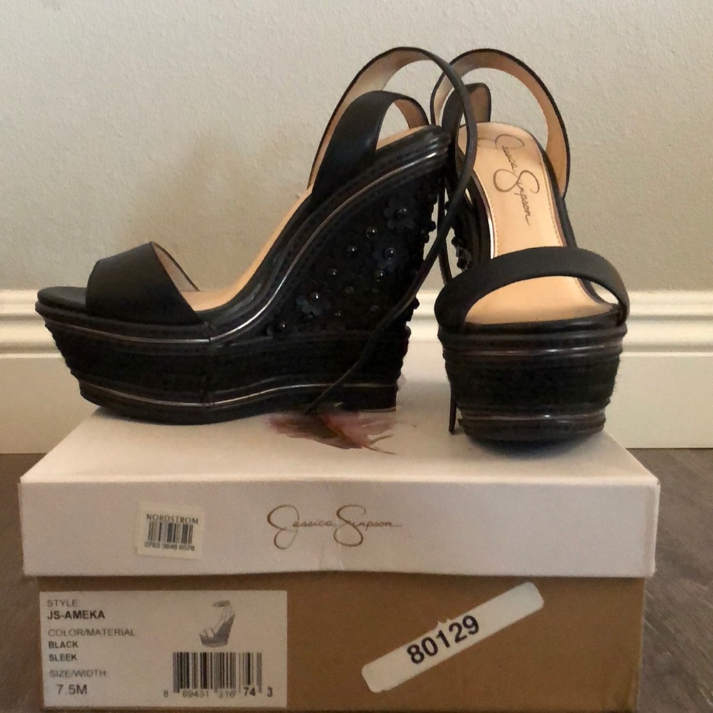 Jessica Simpson wedges